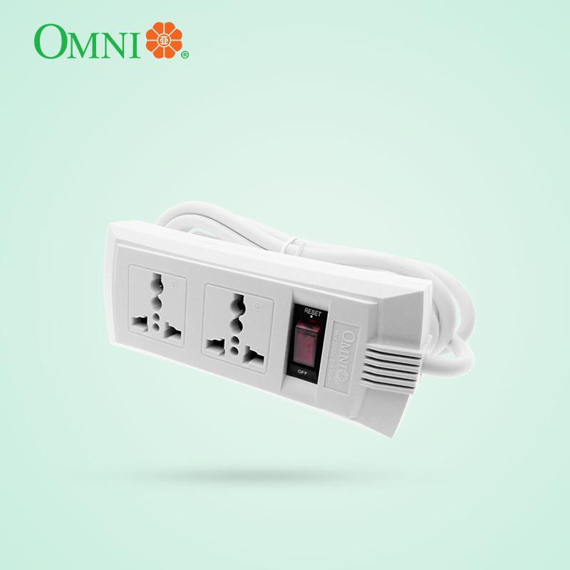 Omni Universal Outlet Extension Cord w/ Master Switch (2,3,4,5,6,8,10 Gang) WEU variants 2500w