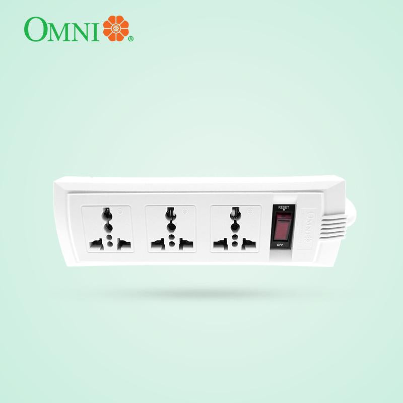 Omni Universal Outlet Extension Cord w/ Master Switch (2,3,4,5,6,8,10 Gang) WEU variants 2500w