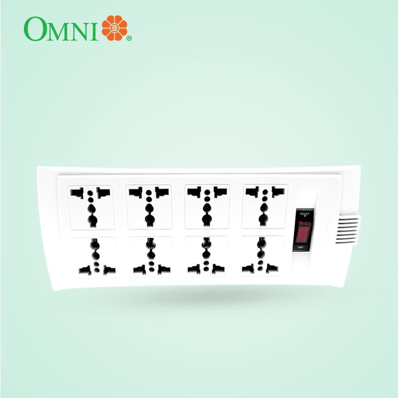 Omni Universal Outlet Extension Cord w/ Master Switch (2,3,4,5,6,8,10 Gang) WEU variants 2500w